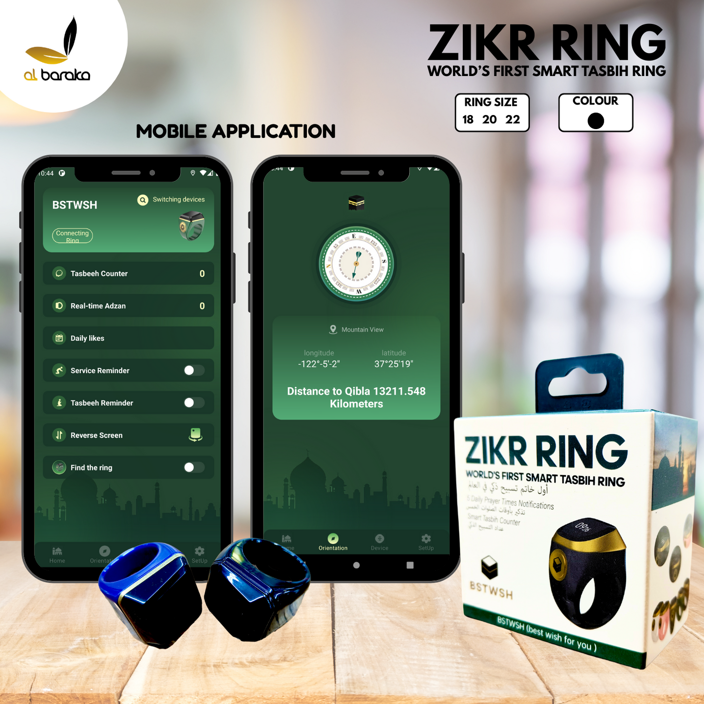 ZIKR RING-WORLD'S FIRST SMART TASBIH RING