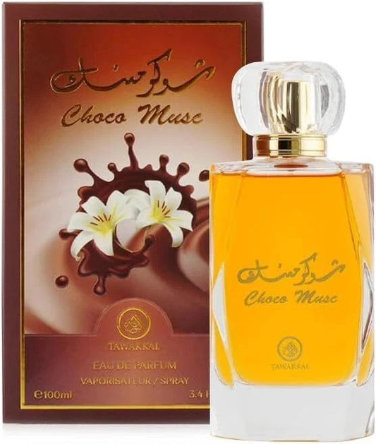 Choco Musk Eau de Parfum 100ml by Tawakkal | Sweet & Warm Unisex Fragrance