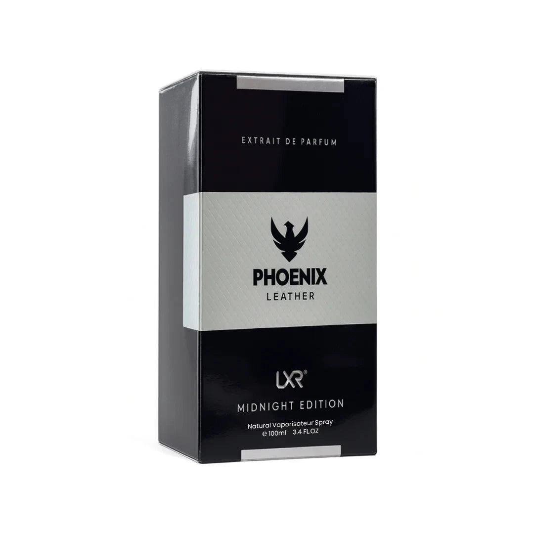 Phoenix Leather Extrait de Parfum 100ml by LXR – Luxury Unisex Long-Lasting Scent