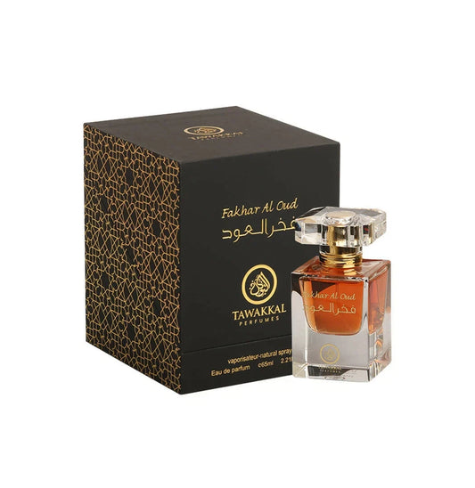 Fakhar Al Oud Eau de Parfum 65ml by Tawakkal Perfumes – Luxury Unisex Scent