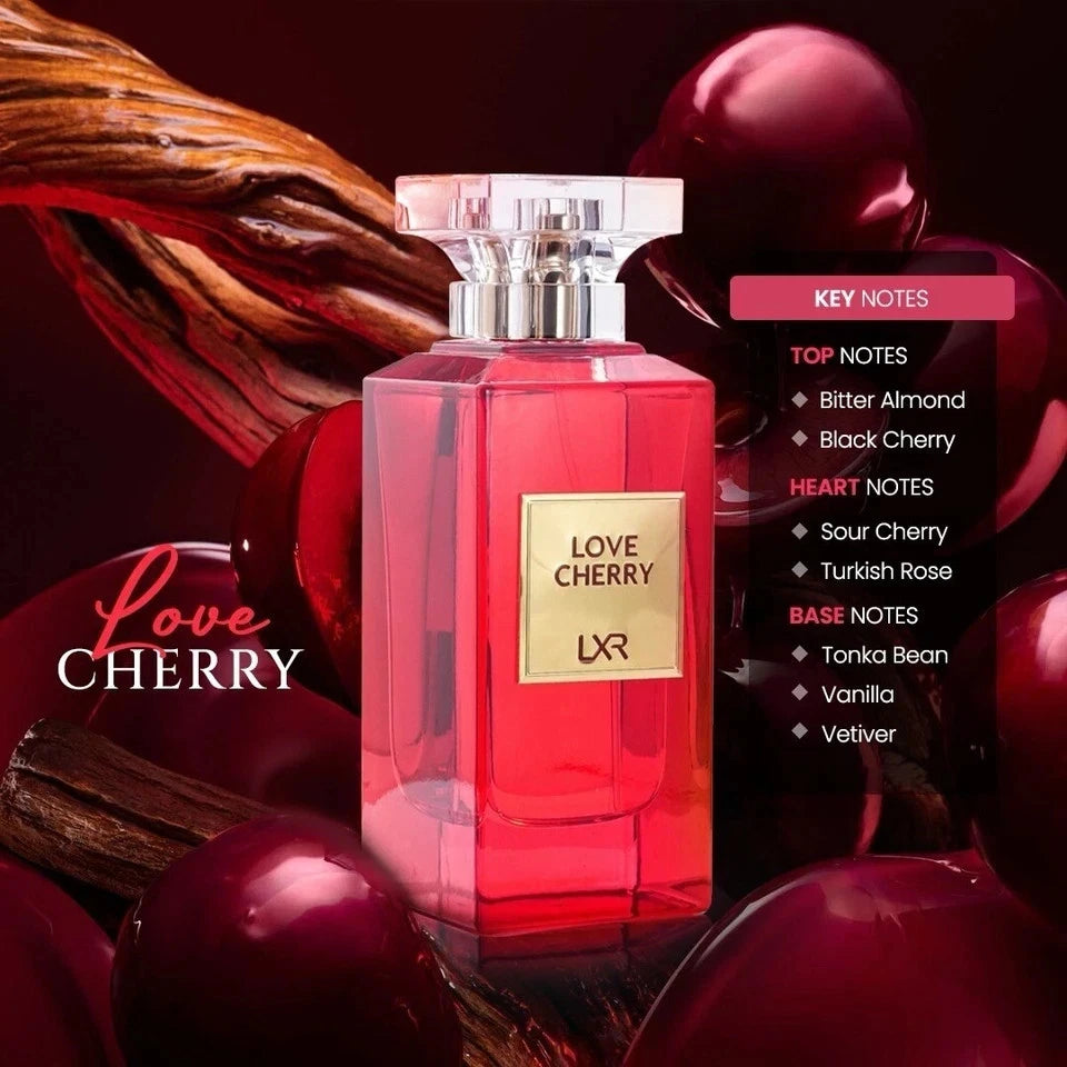 Love Cherry Eau De Parfum 100ml by LXR Long Lasting Fruity Floral Womens Perfume