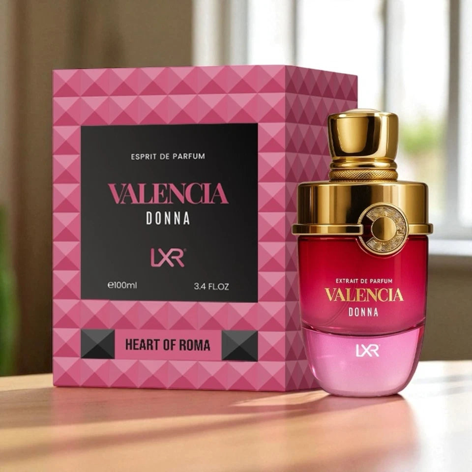 LXR Valencia Donna Extrait De Parfum 100ml – Luxury Long-Lasting Scent for Her