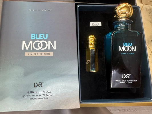 Bleu Moon Extrait De Parfum 110ml Gift Set by LXR | Long Lasting Oud Perfume